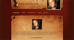 Desktop Screenshot of ceciliamccartymba.weebly.com