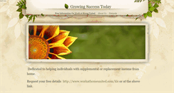 Desktop Screenshot of growingsuccesstoday.weebly.com