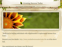 Tablet Screenshot of growingsuccesstoday.weebly.com