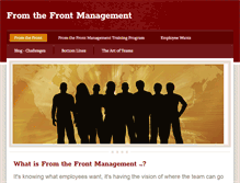 Tablet Screenshot of fromthefrontmanagement.weebly.com