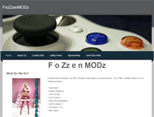 Tablet Screenshot of frozzenmodz.weebly.com