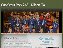 Tablet Screenshot of cubscoutpack248.weebly.com