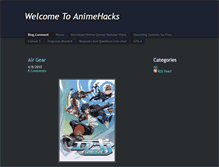 Tablet Screenshot of animehacks.weebly.com
