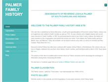 Tablet Screenshot of palmerfamilyhistory.weebly.com