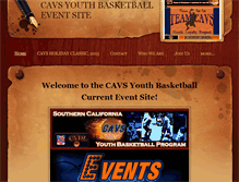 Tablet Screenshot of cavsyouthbasketball.weebly.com