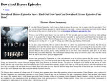 Tablet Screenshot of downloadheroesepisodes.weebly.com