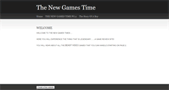 Desktop Screenshot of newgamestime.weebly.com
