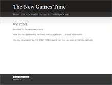Tablet Screenshot of newgamestime.weebly.com