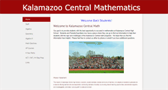 Desktop Screenshot of kcentralmath.weebly.com