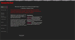 Desktop Screenshot of becausethedead.weebly.com