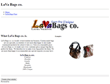 Tablet Screenshot of lavabags.weebly.com
