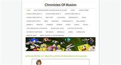 Desktop Screenshot of chroniclesofillushon.weebly.com