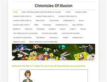 Tablet Screenshot of chroniclesofillushon.weebly.com