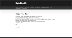 Desktop Screenshot of highfiveh5.weebly.com