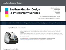 Tablet Screenshot of leathemgraphicdesign.weebly.com