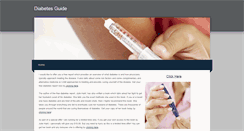 Desktop Screenshot of diabetesguide1261.weebly.com