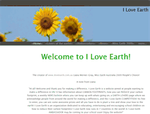 Tablet Screenshot of iloveloveearth.weebly.com