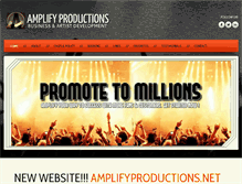 Tablet Screenshot of amplifyproductions.weebly.com