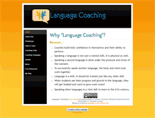 Tablet Screenshot of language-coach.weebly.com