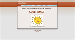 Desktop Screenshot of clubtoast.weebly.com