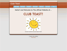 Tablet Screenshot of clubtoast.weebly.com