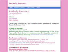 Tablet Screenshot of partiesbyrosemary.weebly.com