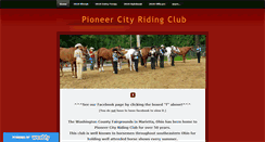 Desktop Screenshot of pioneercityridingclub.weebly.com