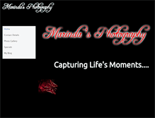 Tablet Screenshot of marindaphotography.weebly.com