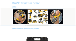 Desktop Screenshot of dewaltpowertoolsreview.weebly.com