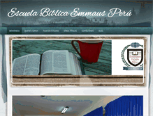 Tablet Screenshot of cursosemmausperu.weebly.com