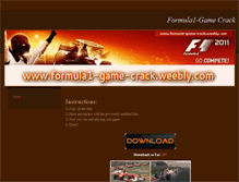 Tablet Screenshot of formula1-game-crack.weebly.com