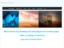 Tablet Screenshot of healertommy.weebly.com