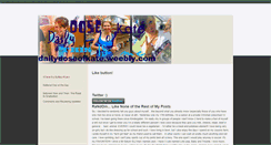 Desktop Screenshot of dailydoseofkate.weebly.com