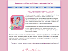 Tablet Screenshot of permanentmakeupenhancements.weebly.com