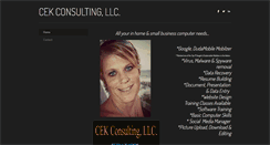 Desktop Screenshot of cekconsulting.weebly.com