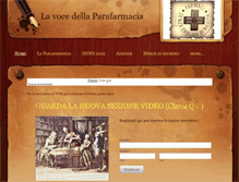 Tablet Screenshot of lavocedellaparafarmacia.weebly.com