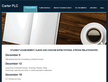 Tablet Screenshot of carterplc.weebly.com