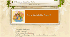 Desktop Screenshot of gradeoneclarke.weebly.com