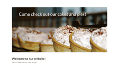 Desktop Screenshot of cakesandpies.weebly.com