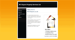 Desktop Screenshot of masayers.weebly.com