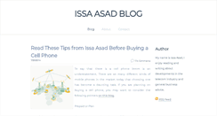 Desktop Screenshot of issaasadblog.weebly.com
