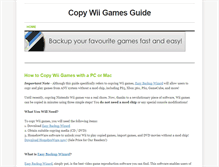 Tablet Screenshot of copywiigamesguide.weebly.com