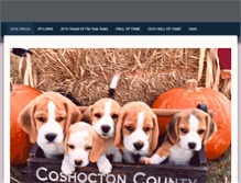 Tablet Screenshot of coshoctonbeagleclub.weebly.com