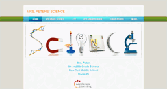 Desktop Screenshot of mrspetersscience.weebly.com