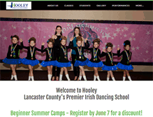 Tablet Screenshot of hooleyirishdance.weebly.com