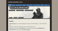 Desktop Screenshot of goldenrangers.weebly.com