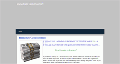 Desktop Screenshot of immediatecashincome.weebly.com