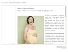 Tablet Screenshot of howtogetpregnantfast.weebly.com