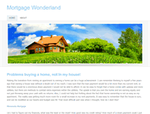 Tablet Screenshot of mortgagewonderland.weebly.com