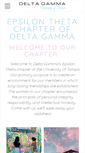 Mobile Screenshot of deltagammatampa.weebly.com